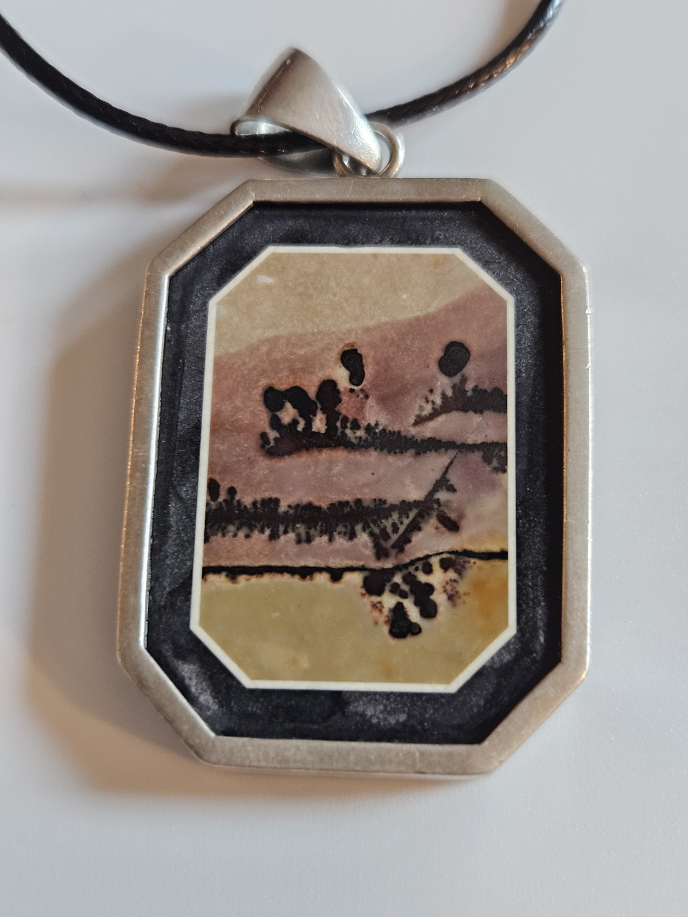 Whitney Kelly Landscape Jasper Pendant Sterling Silver